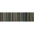 Art Carpet 2 X 8 Ft. Seaport Collection Wavy Stripe Woven Area Rug, Multi Color 841864116990